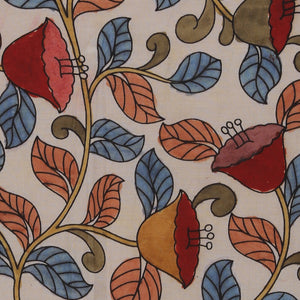 Kalamkari Printed Silk Saree