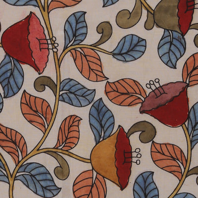 Kalamkari Printed Silk Saree