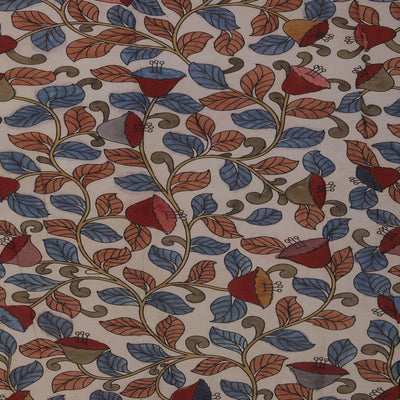 Kalamkari Printed Silk Saree