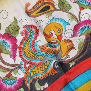 Hand-Painted Tussar Silk Dupatta