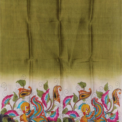 Hand-Painted Tussar Silk Dupatta