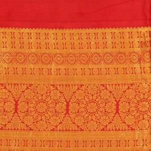 Kalamkari Hand-Painted Silk Saree