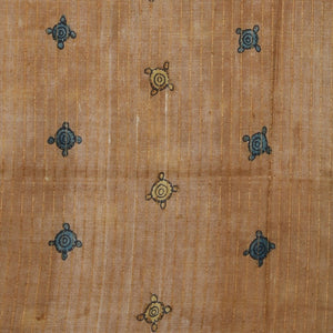 Kalamkari Hand-Painted Tussar Silk Saree