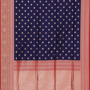 Gorgeous Brocade Navy Blue Saree