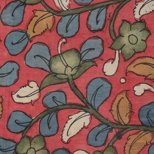 Kalamkari Hand-Painted Mangalgiri Silk Saree