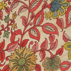 Kalamkari Hand-Painted Mangalgiri Silk Saree