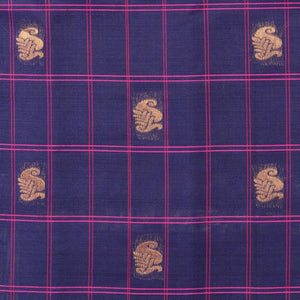Gadwal Silk Green Kattam Saree