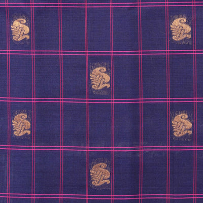 Gadwal Silk Green Kattam Saree