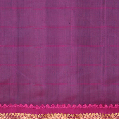 Gadwal Silk Green Kattam Saree