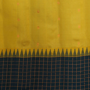 Gadwal Silk Yellow Saree