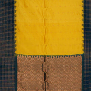 Gadwal Silk Yellow Saree