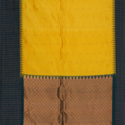 Gadwal Silk Yellow Saree