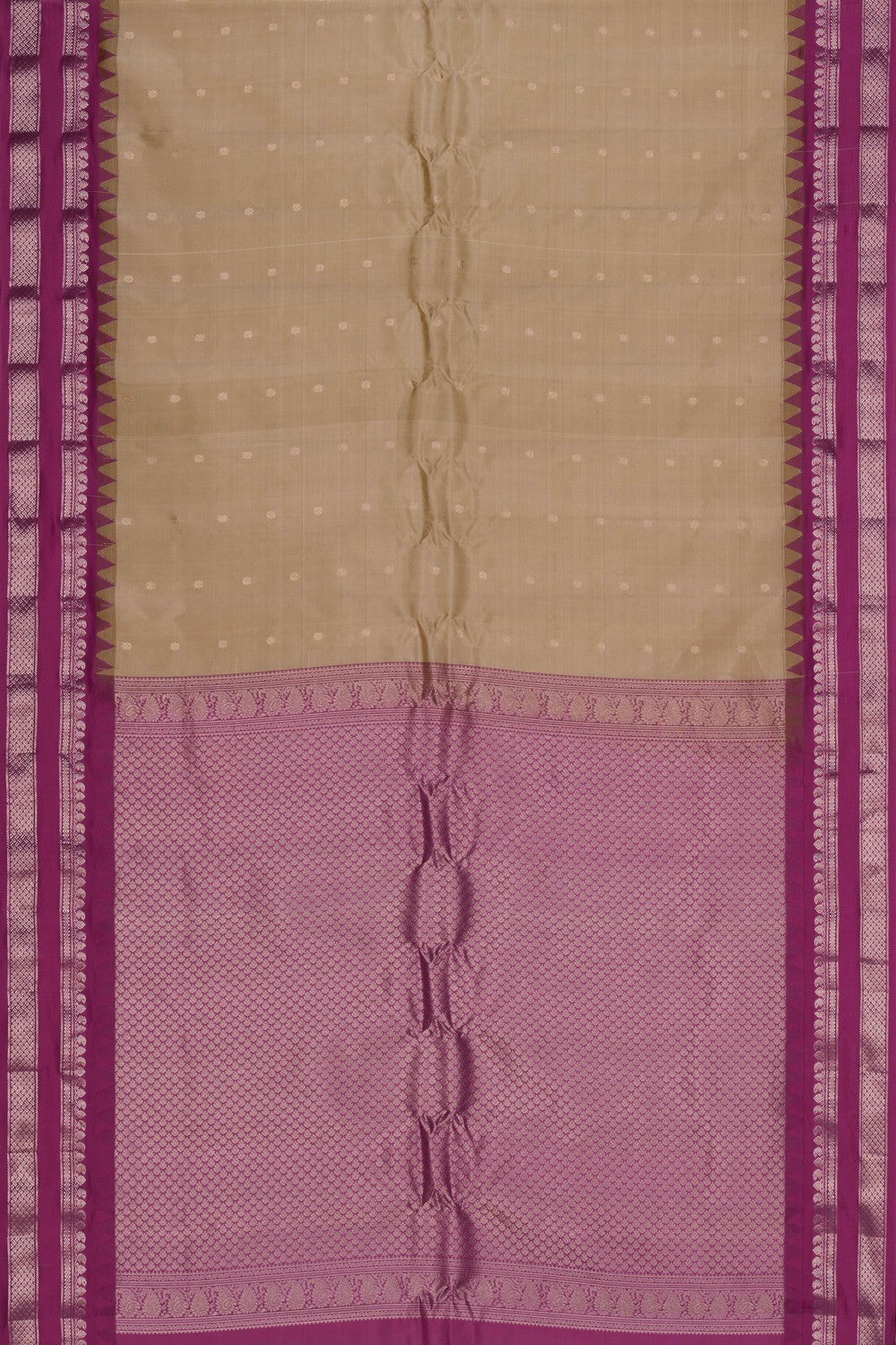 Gadwal Silk Green Saree