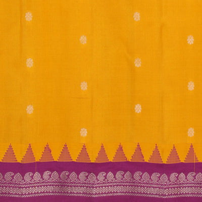 Gadwal Silk Yellow Saree