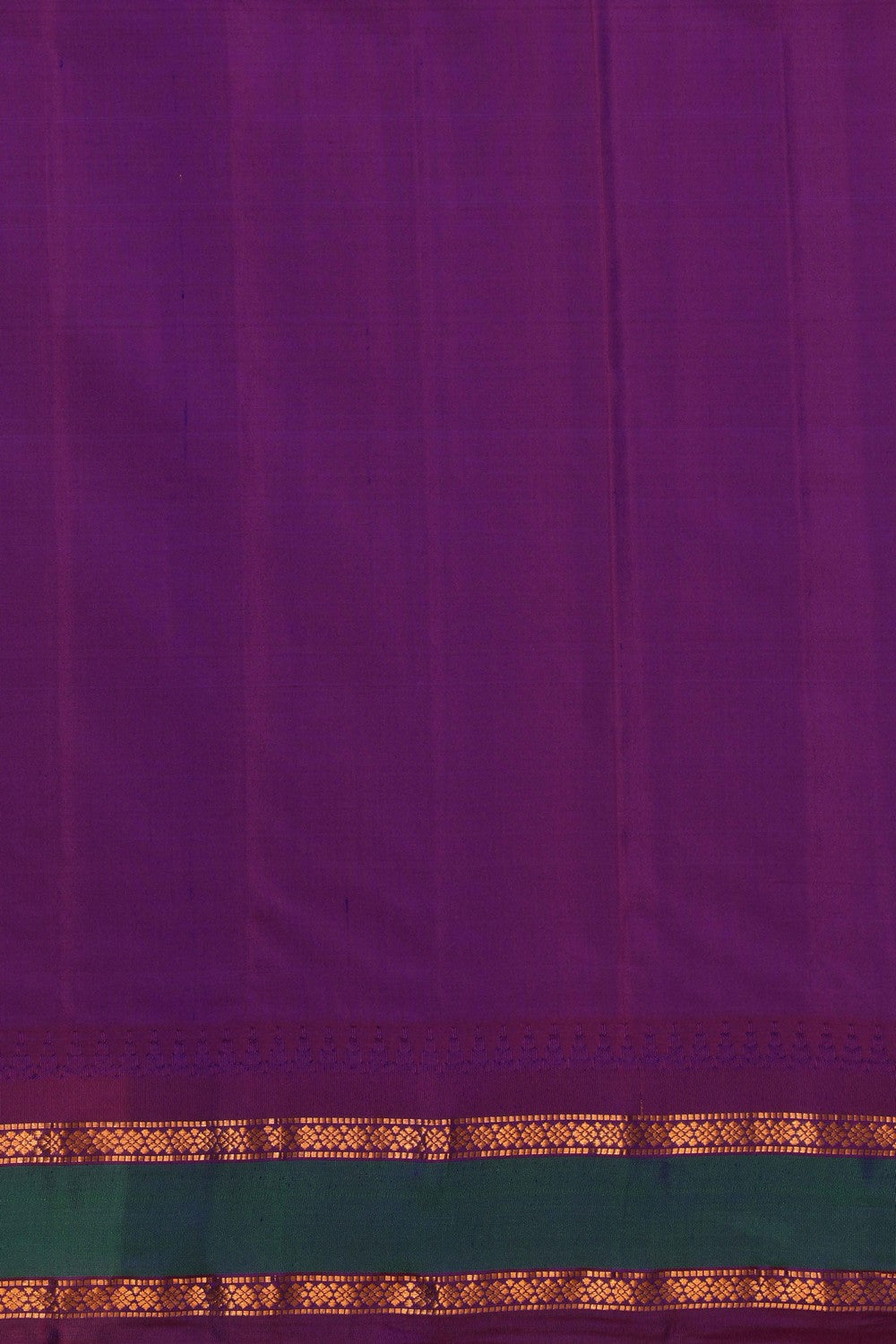 Gadwal Silk Mustard Kattam Saree