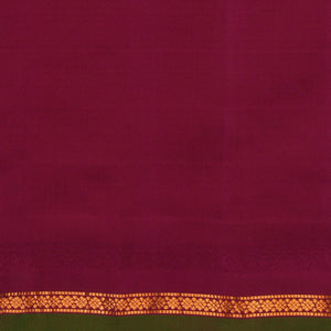 Gadwal Silk Green Kattam Saree