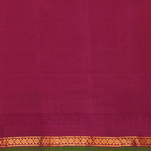 Gadwal Silk Beige Kattam Saree