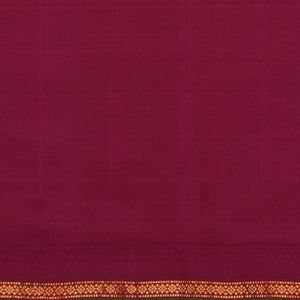 Gadwal Silk Black Kattam Saree