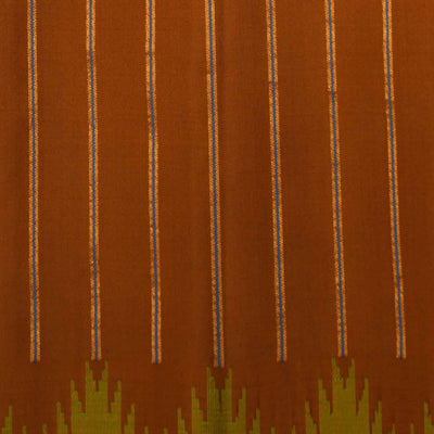 Gadwal Silk Brown Saree