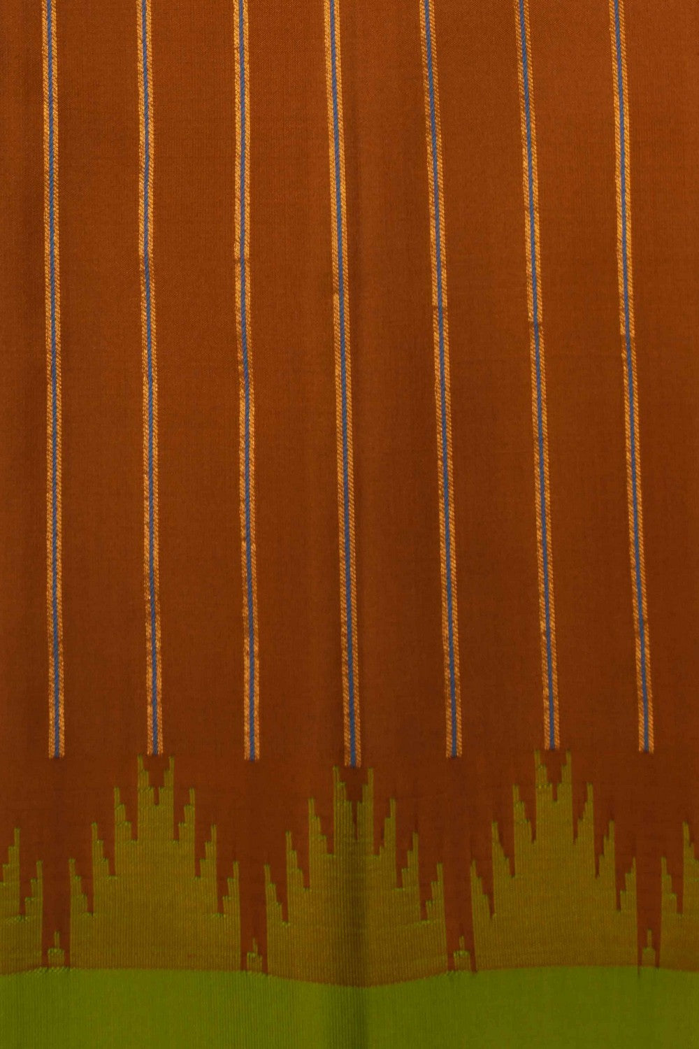 Gadwal Silk Brown Saree