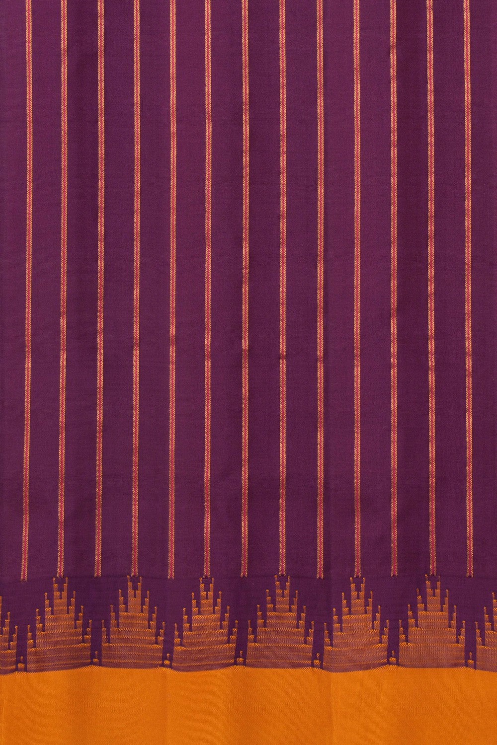 Gadwal Silk Violet Saree