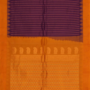 Gadwal Silk Violet Saree
