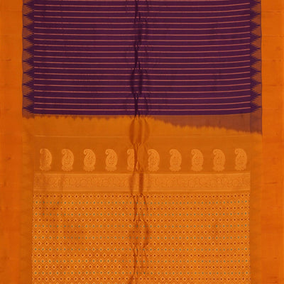 Gadwal Silk Violet Saree