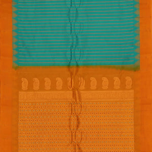 Gadwal Silk Sea Green Saree