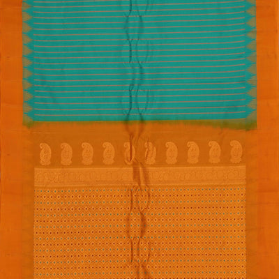 Gadwal Silk Sea Green Saree