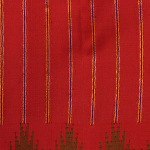 Gadwal Silk Red Saree