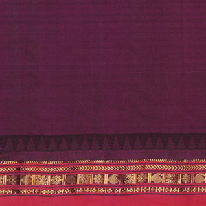 Gadwal Silk Yellow Kattam Saree