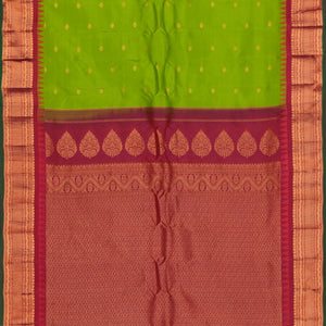 Gadwal Silk Green Saree
