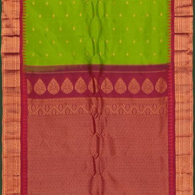 Gadwal Silk Green Saree
