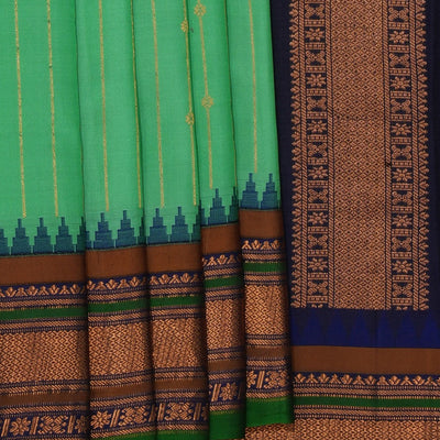 Gadwal Silk Sea Green Saree
