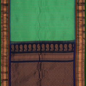 Gadwal Silk Sea Green Saree