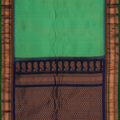 Gadwal Silk Sea Green Saree