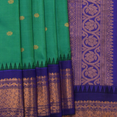 Gadwal Silk Green Saree