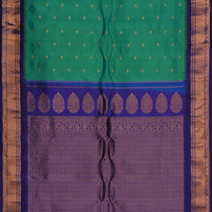 Gadwal Silk Green Saree