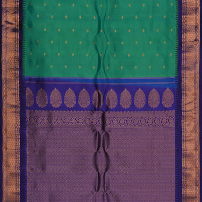 Gadwal Silk Green Saree