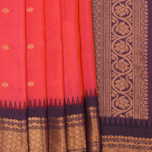 Gadwal Silk Pink Saree