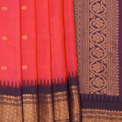 Gadwal Silk Pink Saree