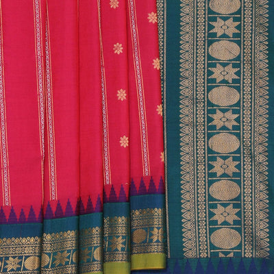 Gadwal Silk Pink Saree