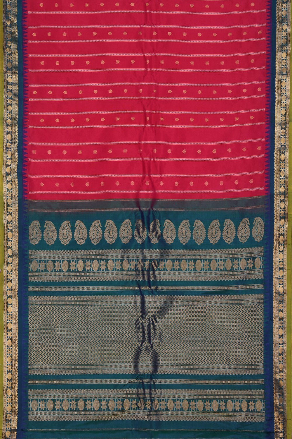 Gadwal Silk Pink Saree