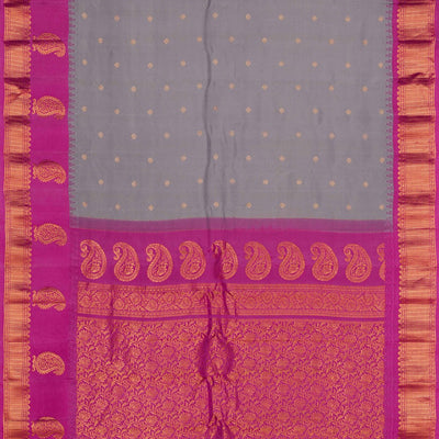 Gadwal Silk Grey Saree