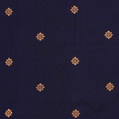 Gadwal Silk Navy Blue Saree