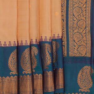 Gadwal Silk Beige Saree