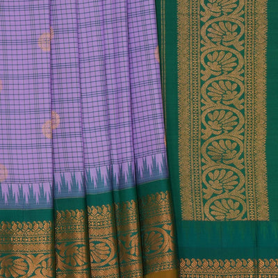 Gadwal Silk Purple Saree