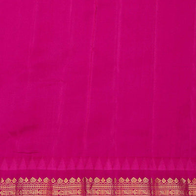Gadwal Silk Green Saree