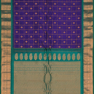 Gadwal Silk Purple Saree