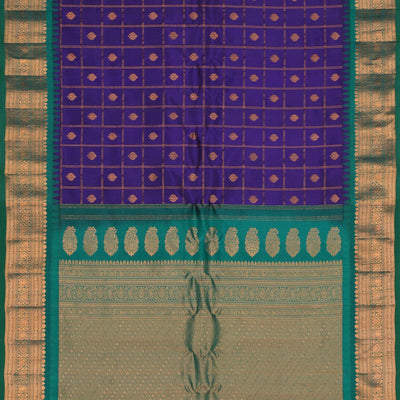 Gadwal Silk Purple Saree